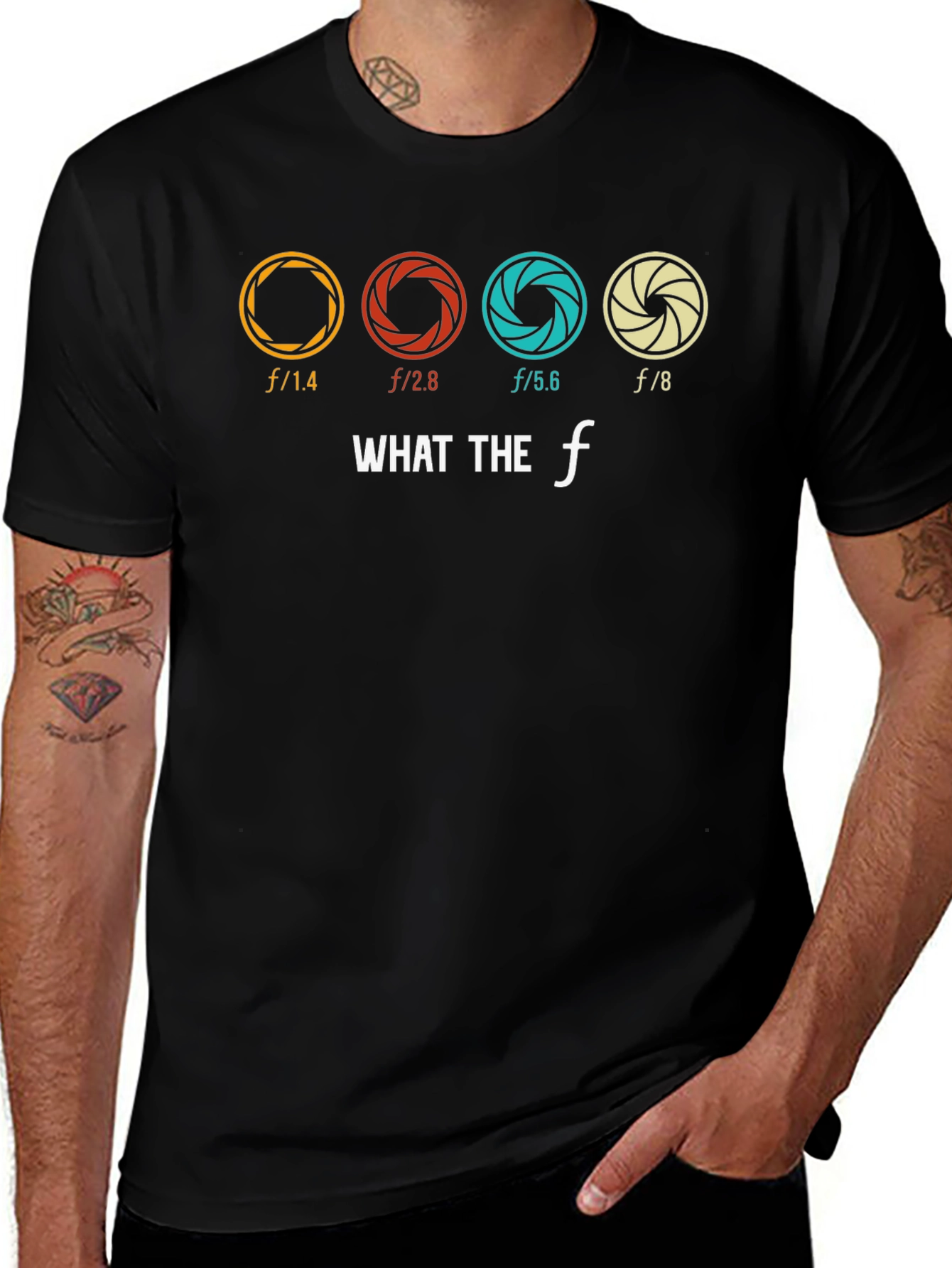 Funny Photography Aperture T-Shirt - What The F Stop