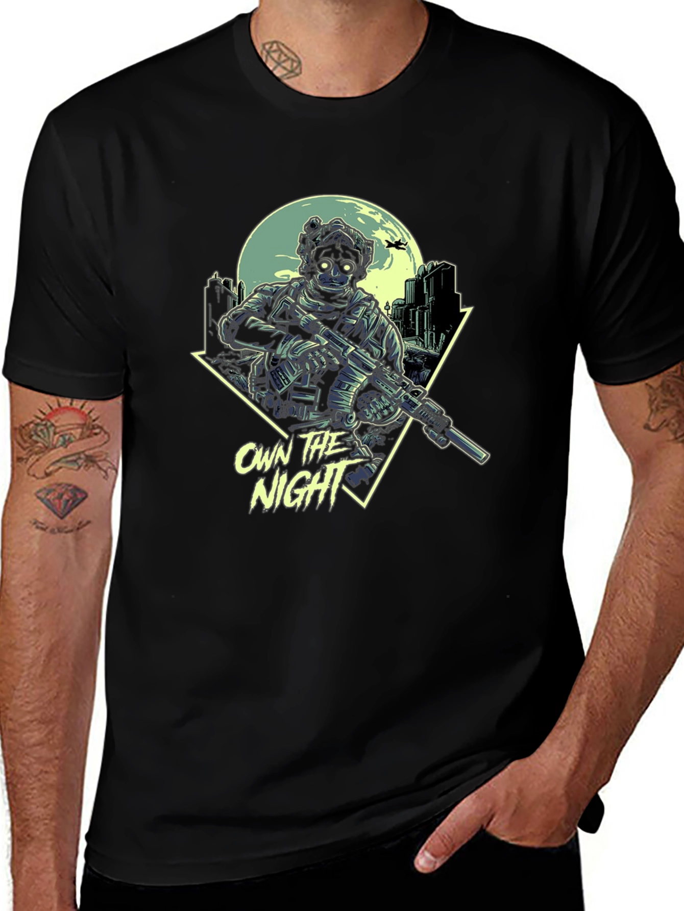 Own The Night Graphic T-Shirt - Tactical Urban Design