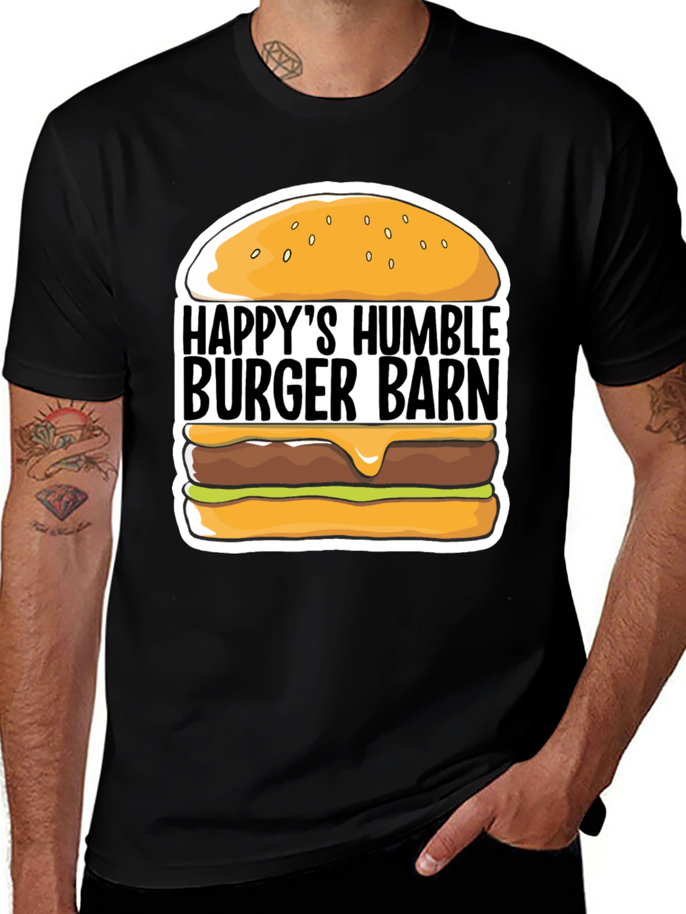 Variant 27 of Happy's Humble Burger Barn T-Shirt