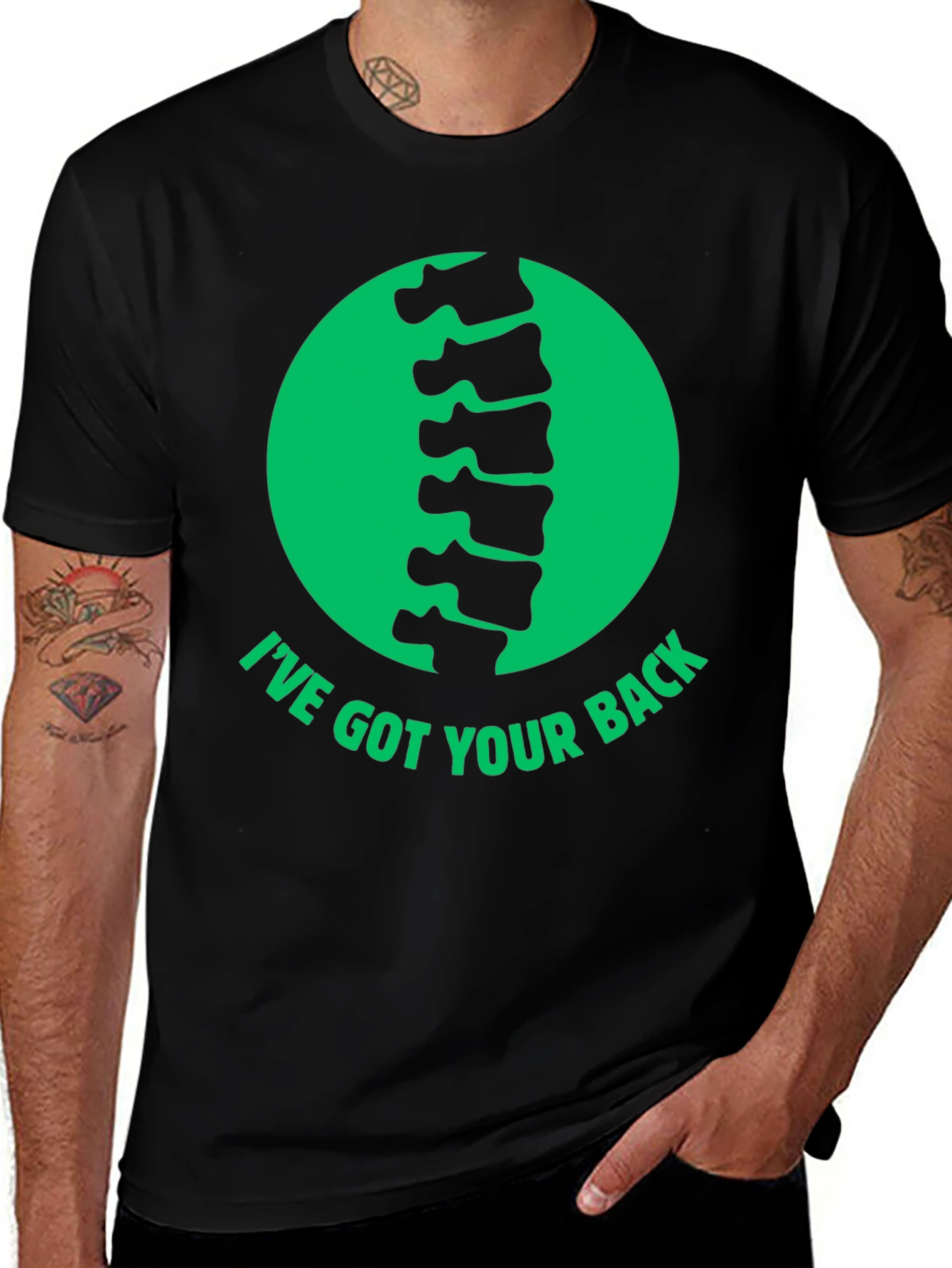 Variant 19 of I've Got Your Back Funny Spine T-Shirt