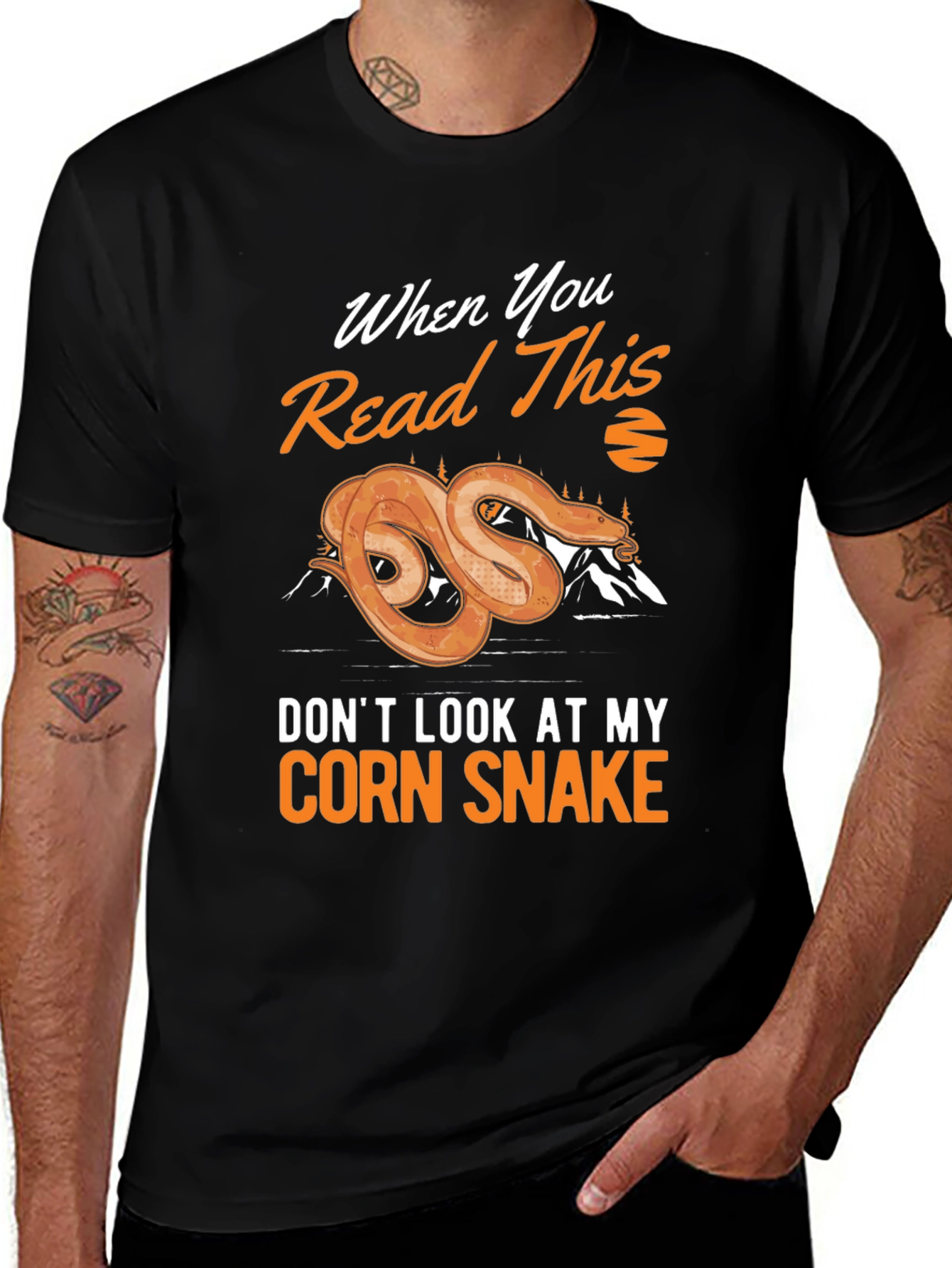 Variant 4 of Corn Snake Novelty Graphic Tee