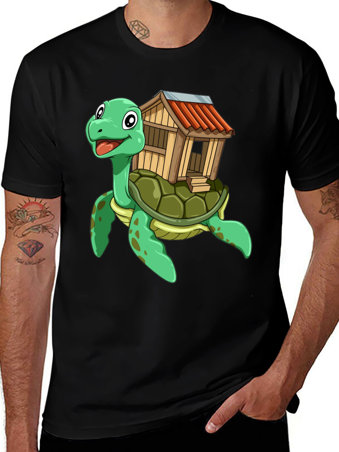 Variant 18 of Turtle House T-Shirt