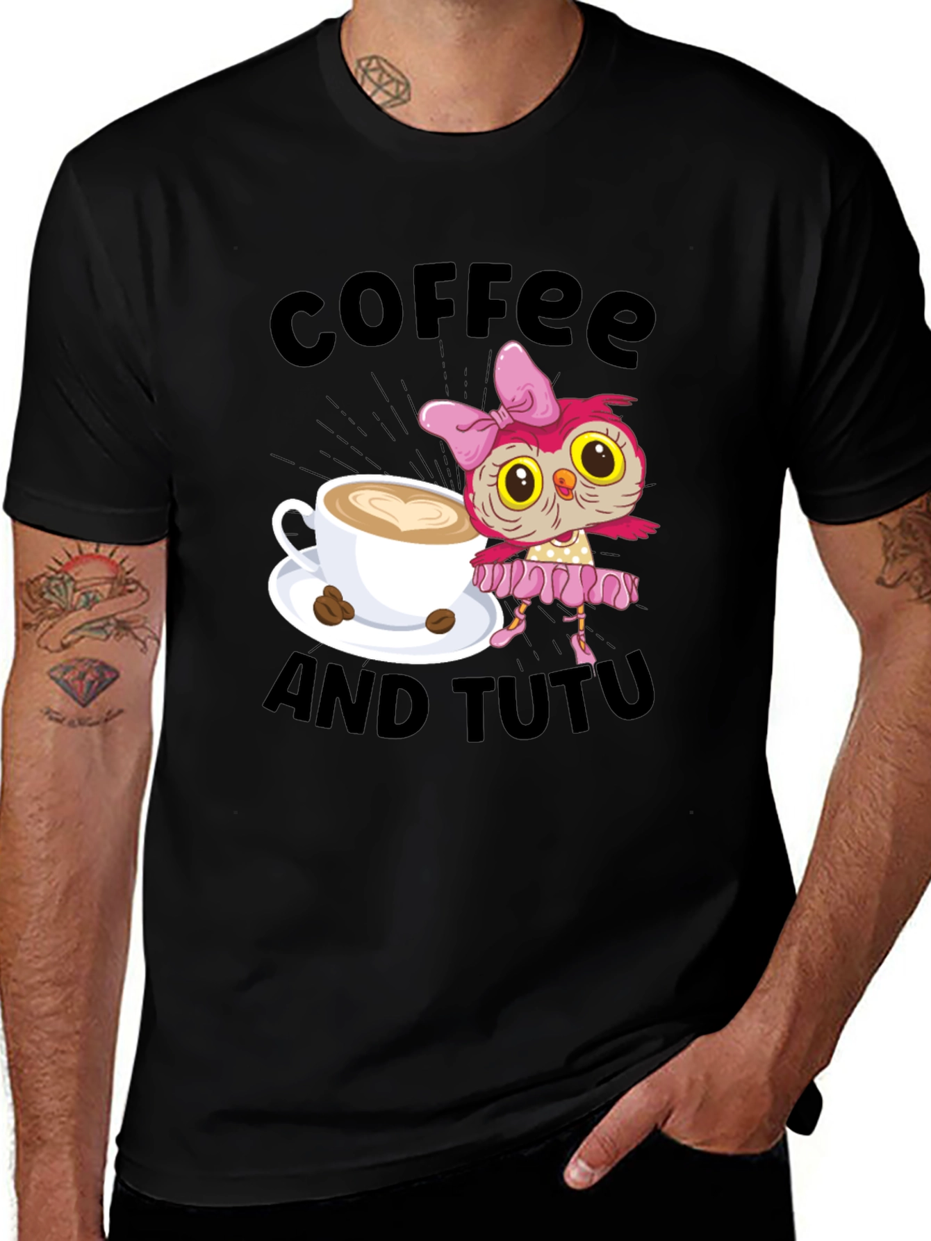 Variant 29 of Coffee and Tutu Graphic Tee
