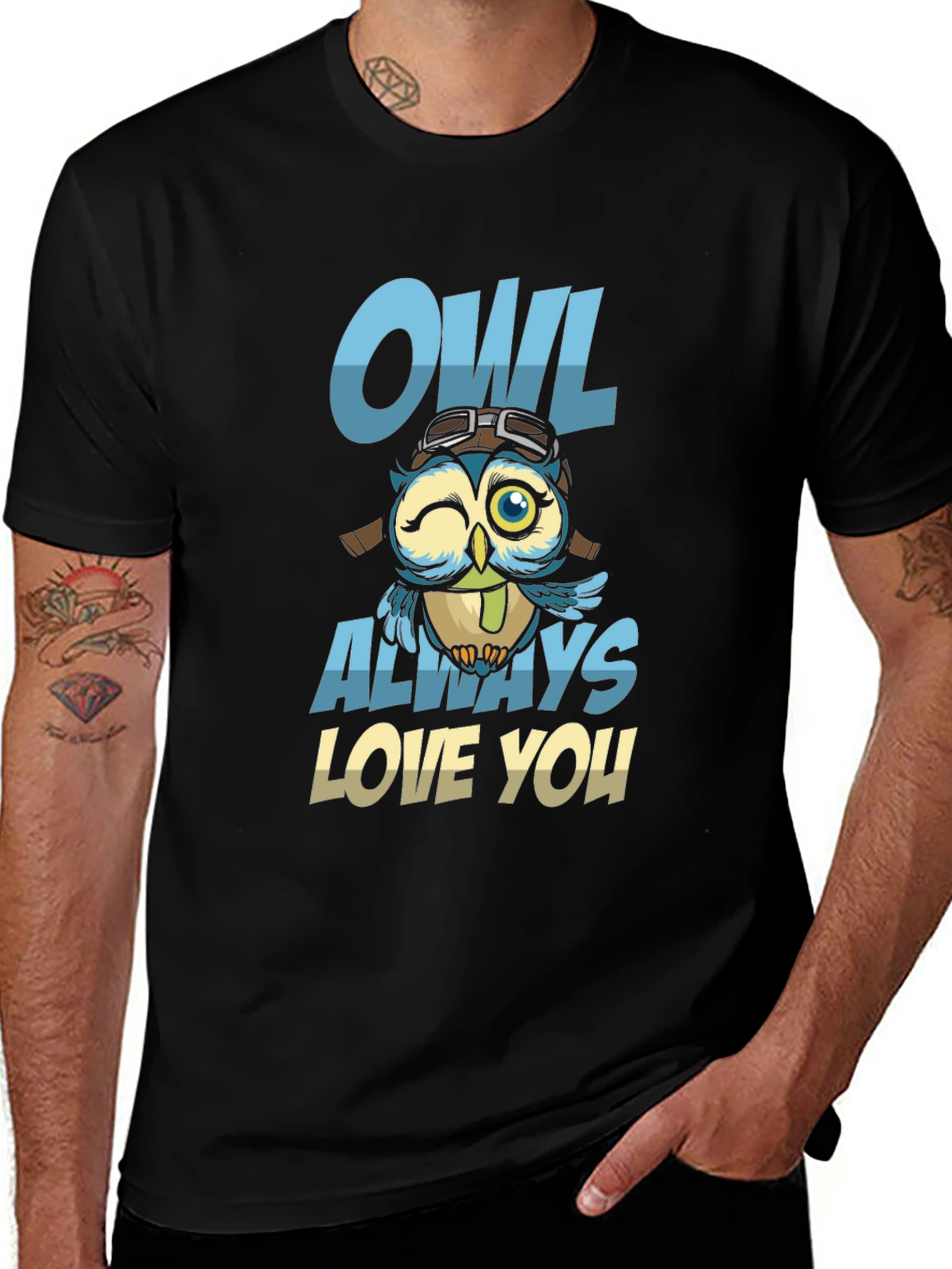 Variant 7 of Owl Always Love You Black T-Shirt