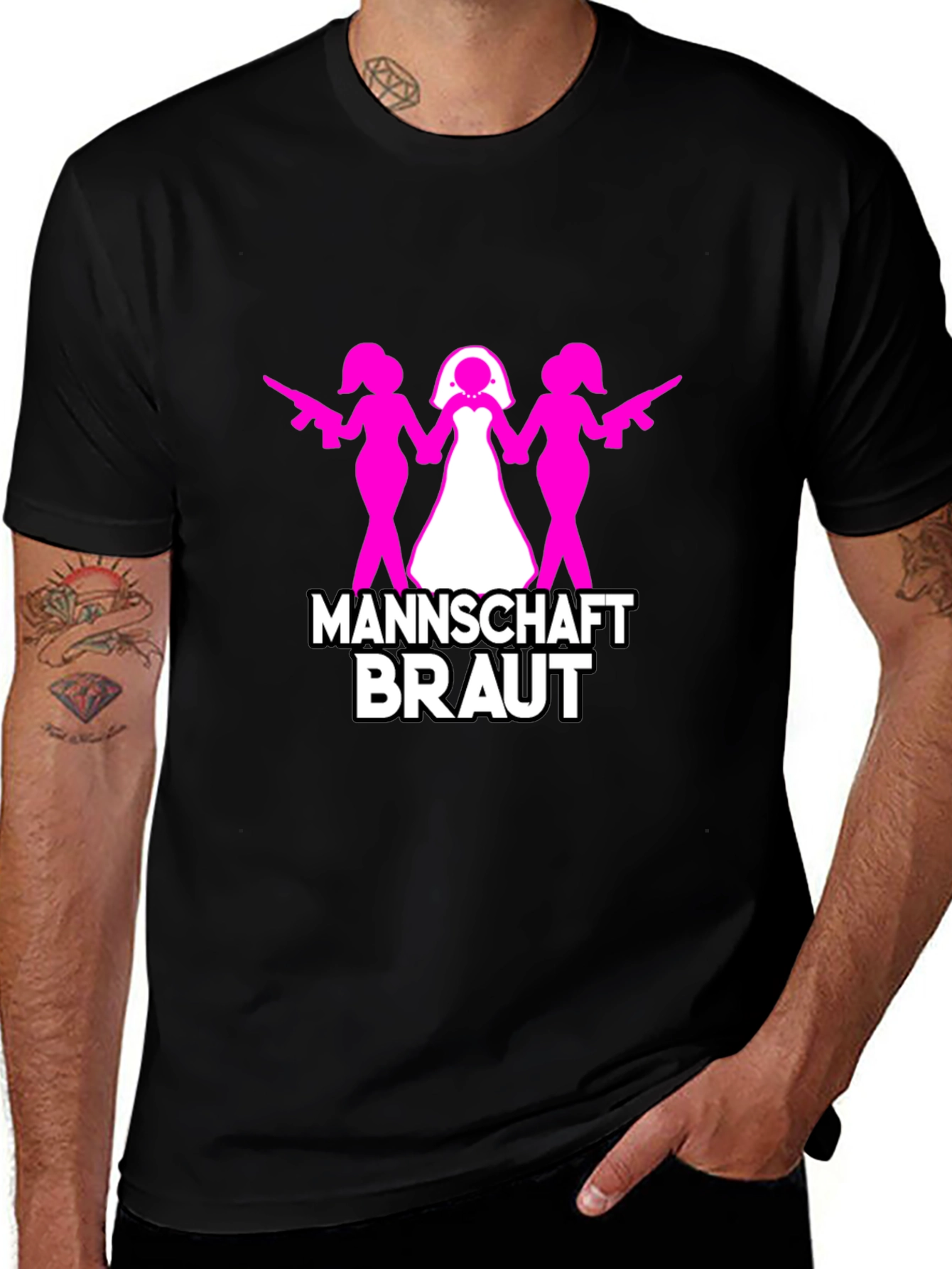 Mannschaft Braut T-Shirt - Bachelorette Party