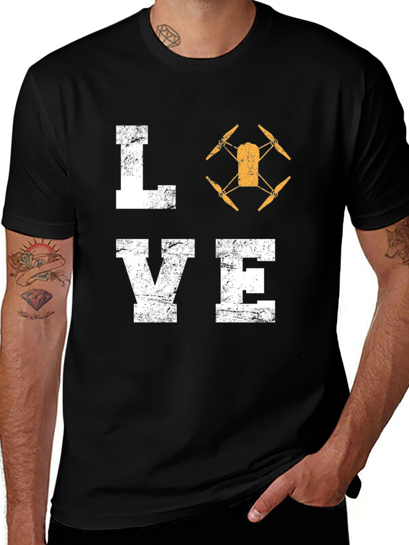 Drone Love Graphic T-Shirt