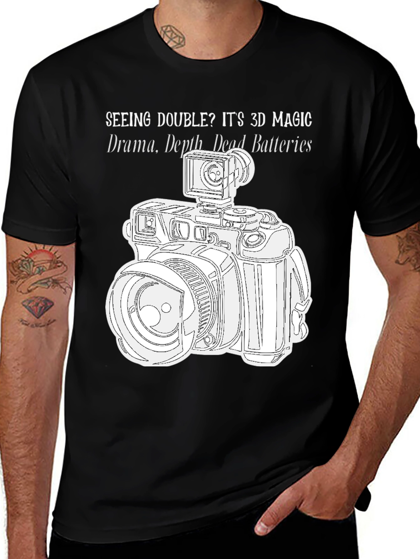 Variant 28 of Seeing Double 3D Magic T-Shirt