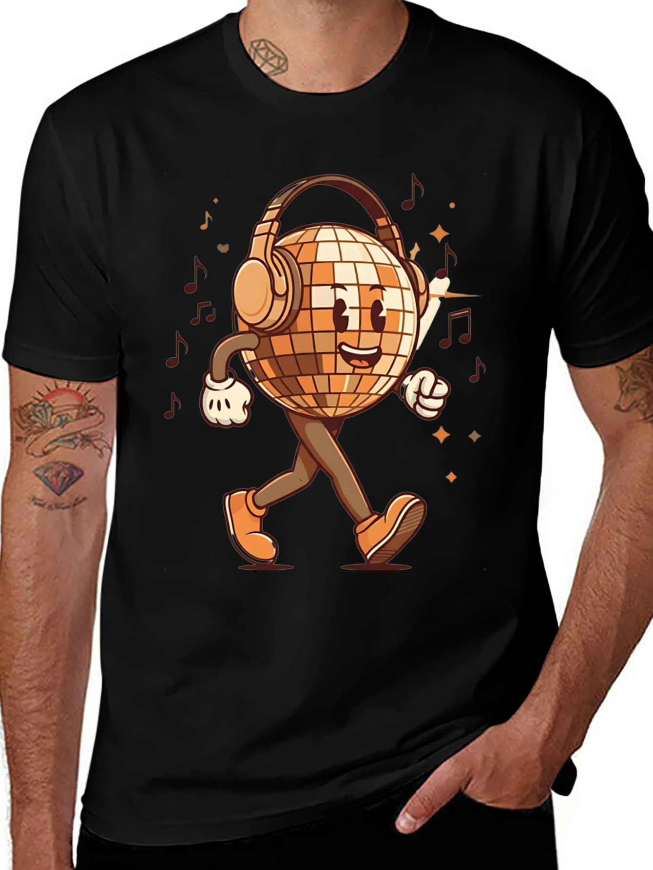 Variant 27 of Groovy Disco Ball T-Shirt