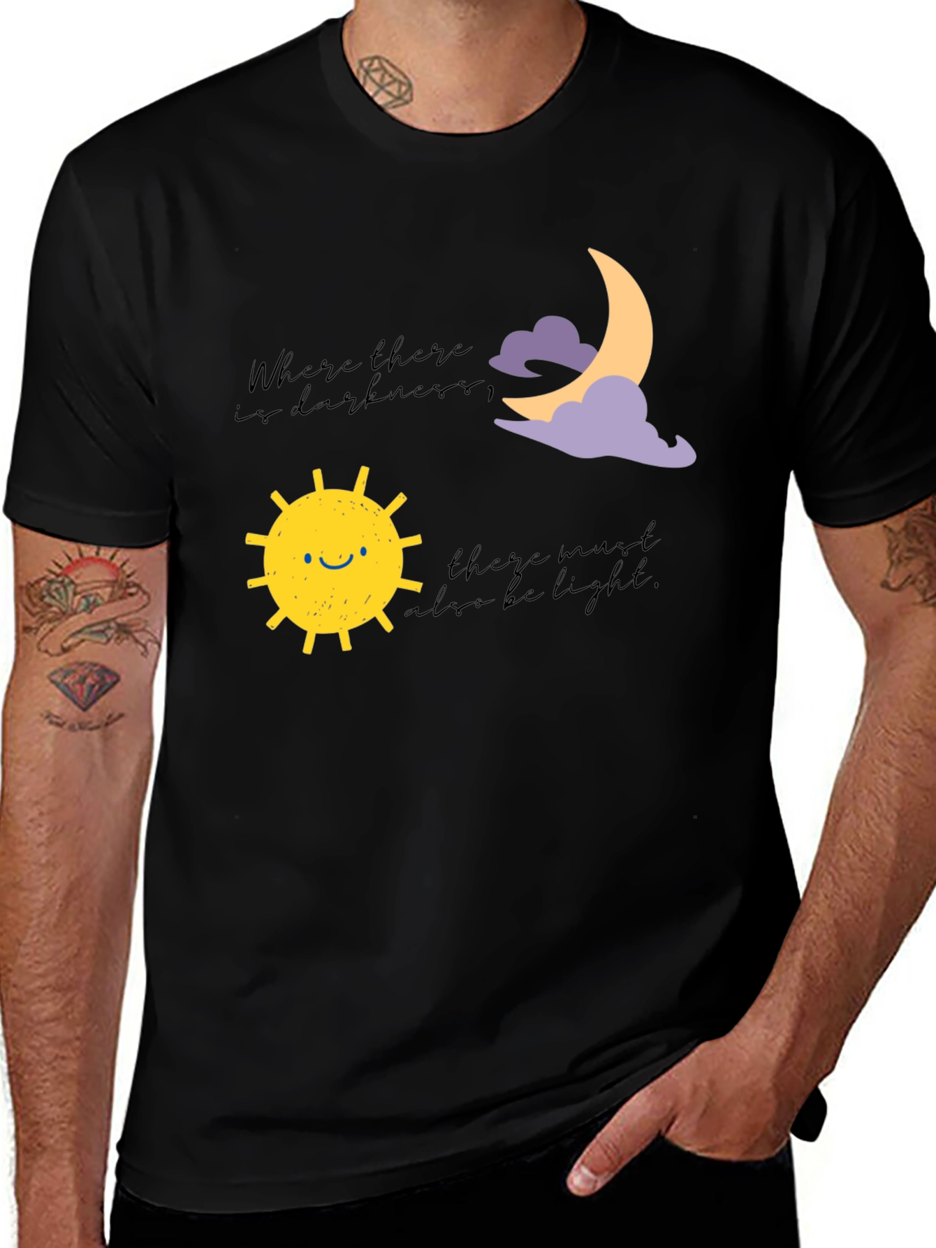 Variant 15 of Day and Night Graphic T-Shirt