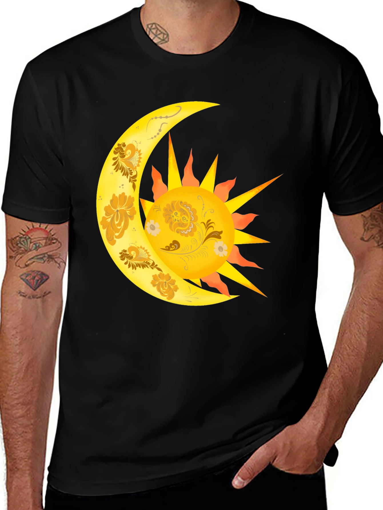 Variant 9 of Sun and Moon Graphic Tee