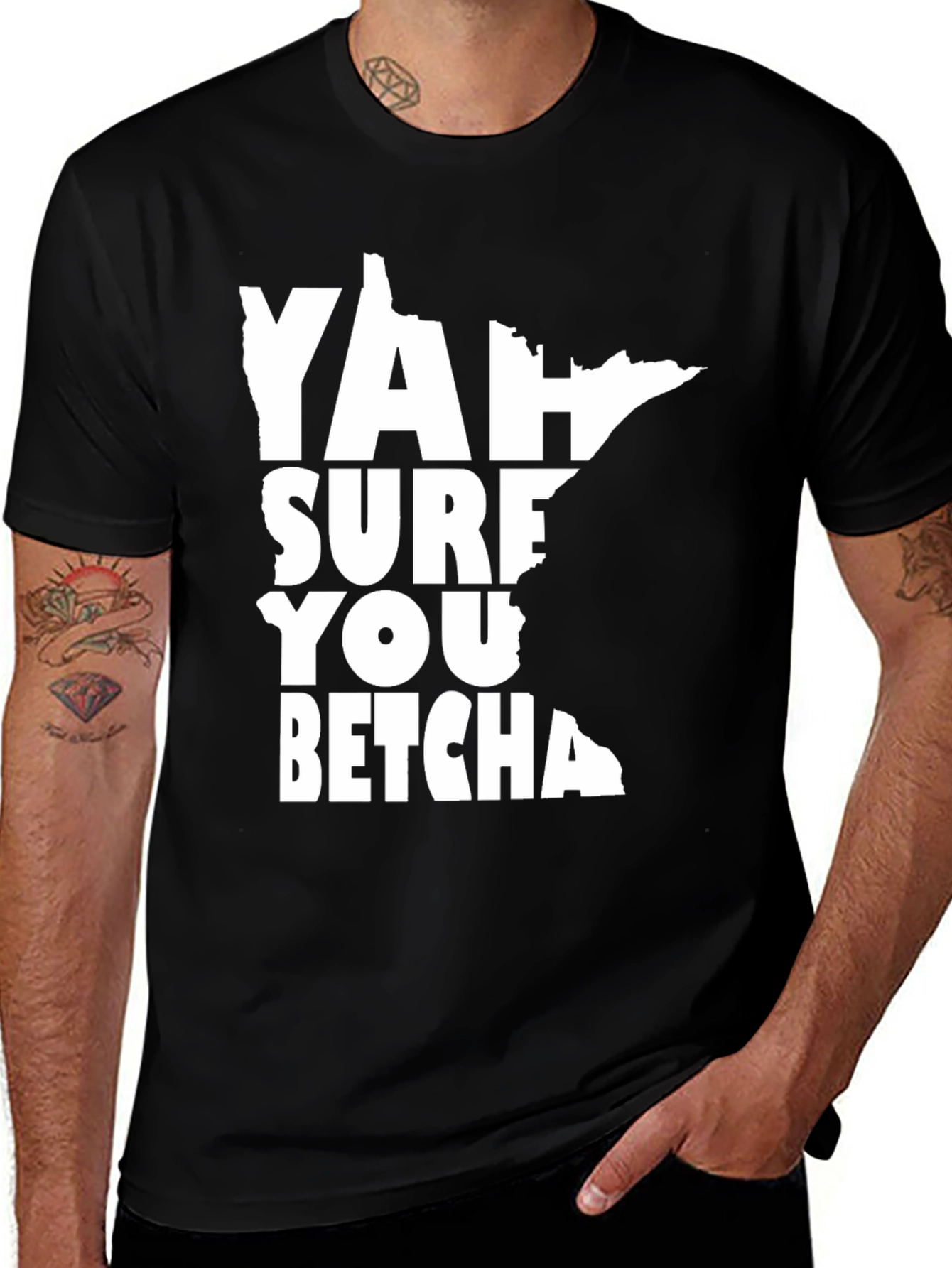 Variant 22 of Minnesota Yah Sure You Betcha T-Shirt