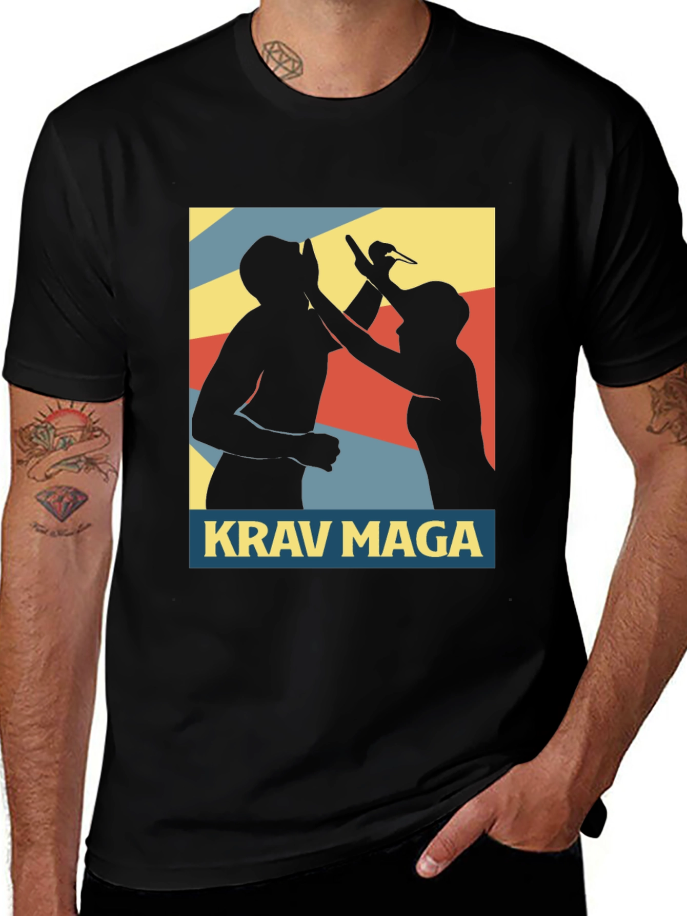 Variant 16 of Krav Maga Martial Arts Graphic Tee