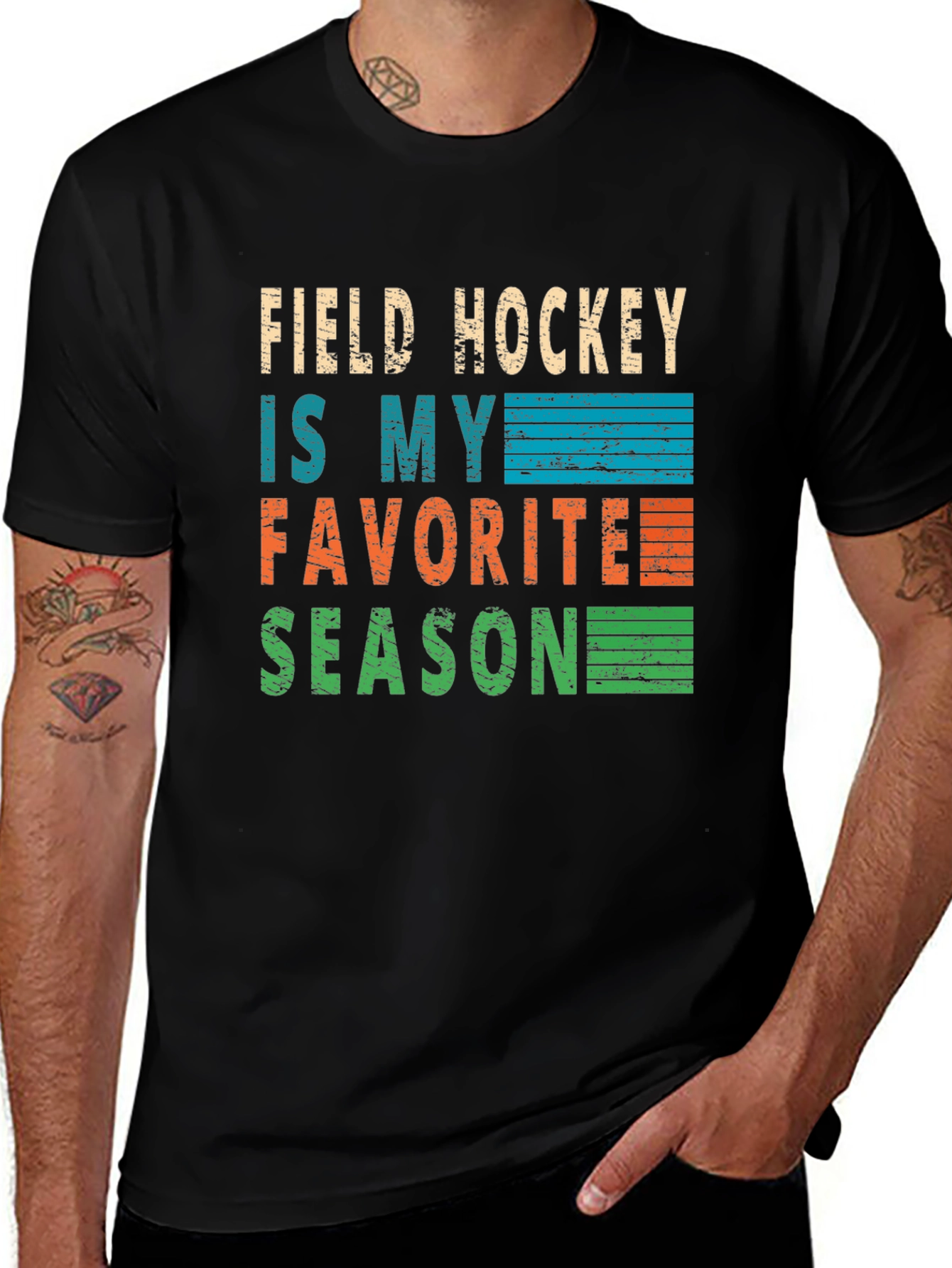 Variant 23 of Field Hockey is My Favorite Season Graphic Tee