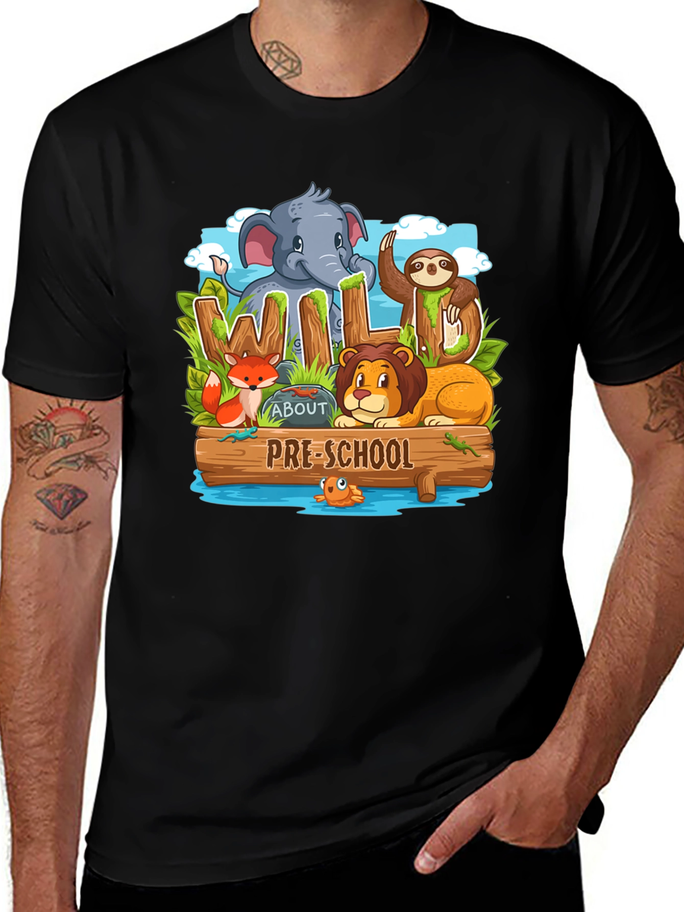 Variant 3 of Wild About Preschool T-Shirt