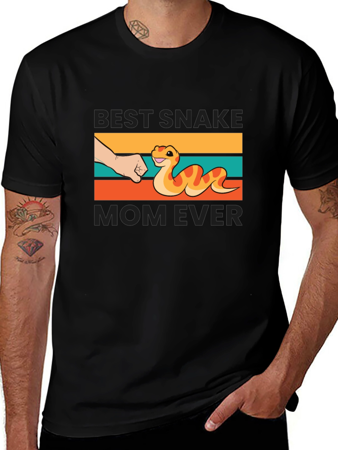 Variant 26 of Best Snake Mom Ever Graphic T-Shirt