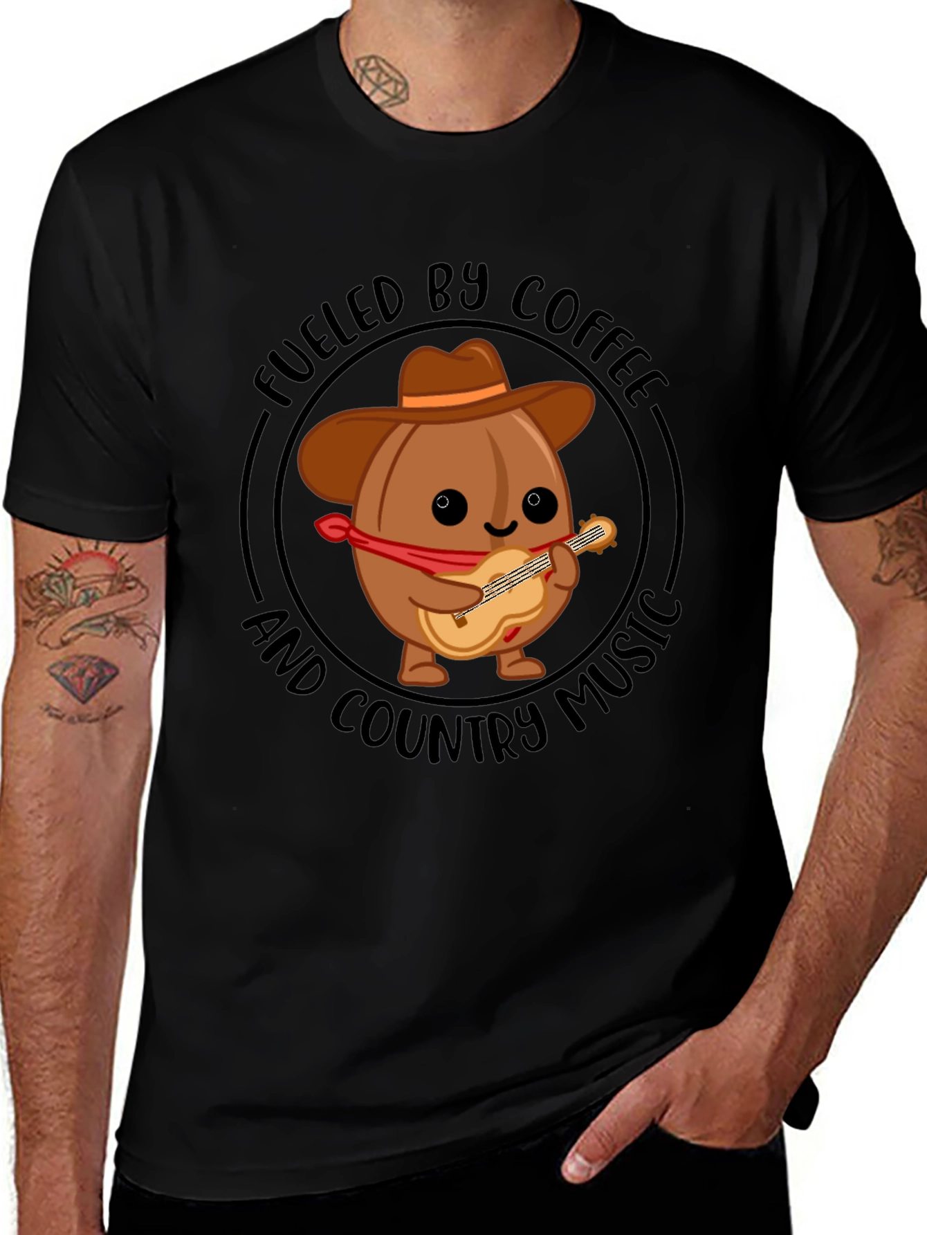 Variant 21 of Coffee & Country Music Tee