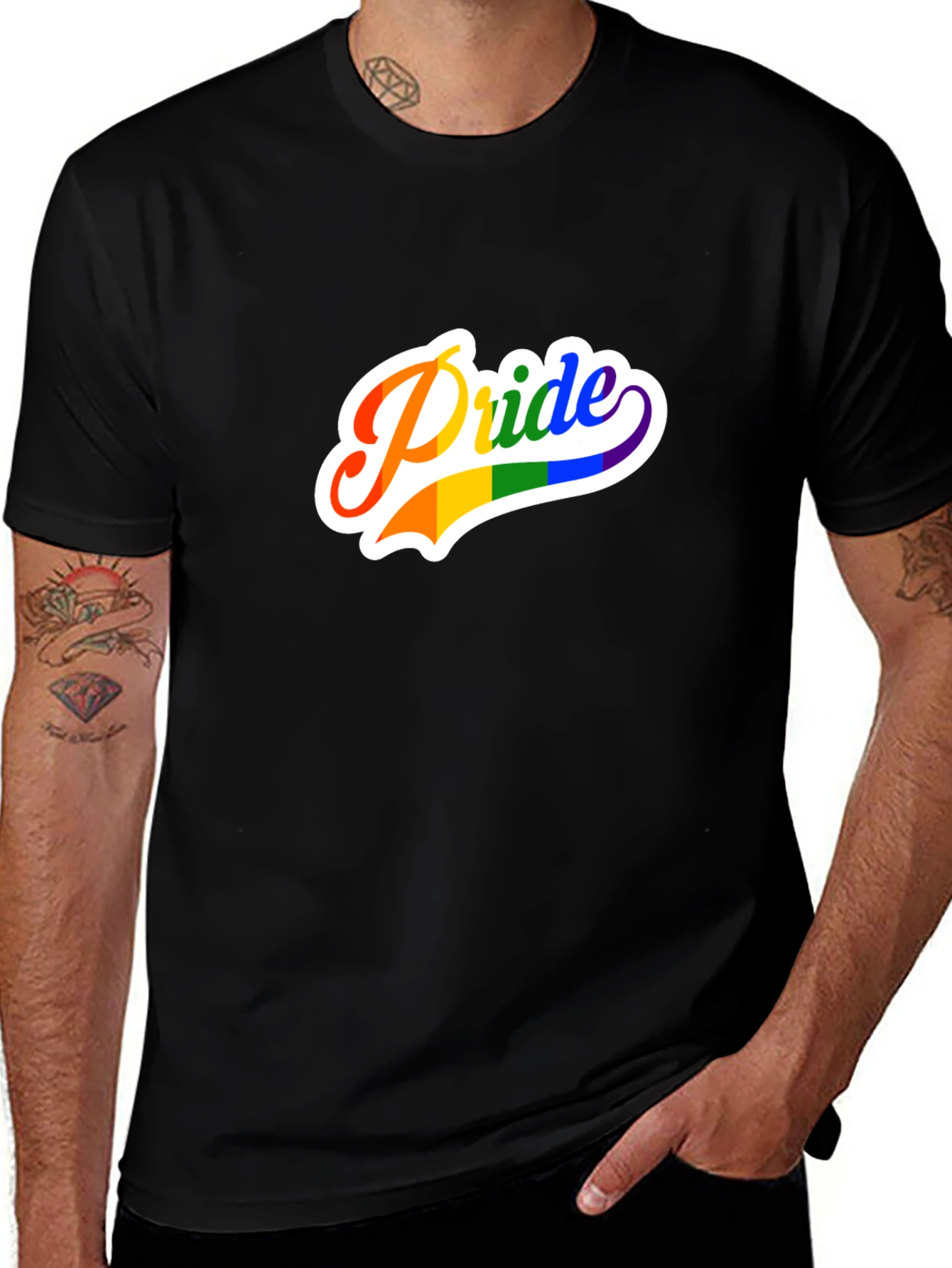 Pride Graphic Tee - LGBTQ+ Rainbow Shirt