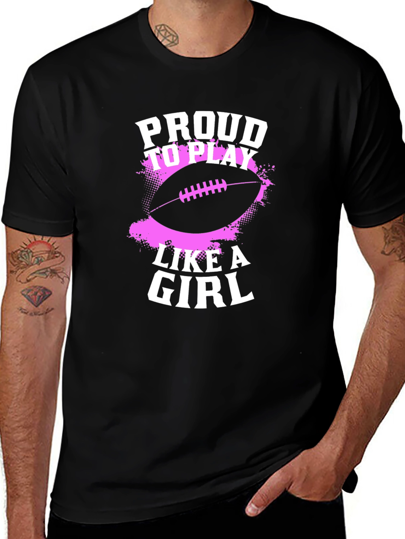 Variant 29 of Proud to Play Like a Girl Graphic Tee