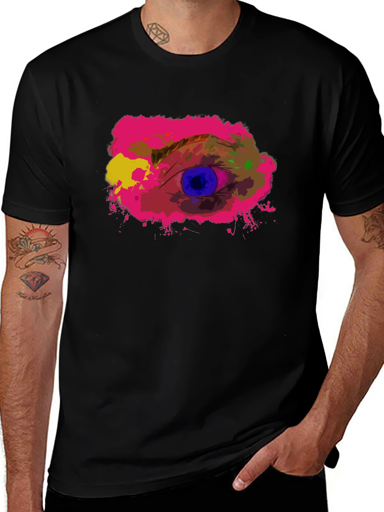 Variant 26 of Eye See You T-Shirt - Colorful Graphic Tee