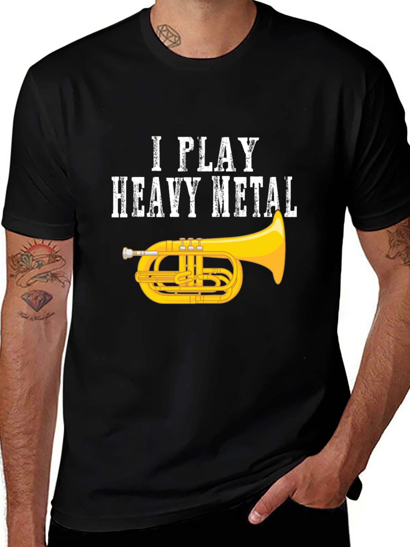 Variant 25 of I Play Heavy Metal Tuba T-Shirt