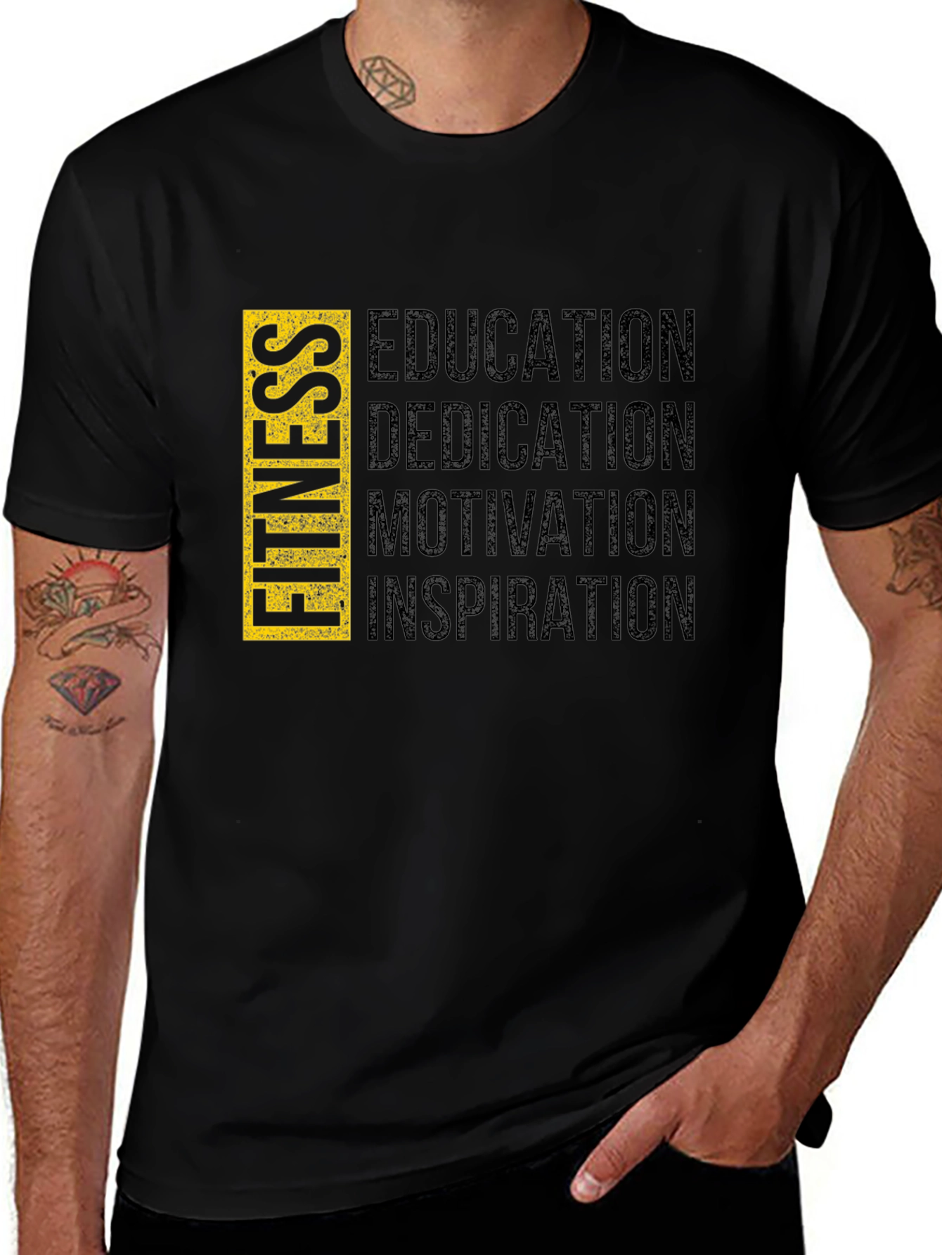 Variant 7 of Fitness Education Graphic Print T-Shirt