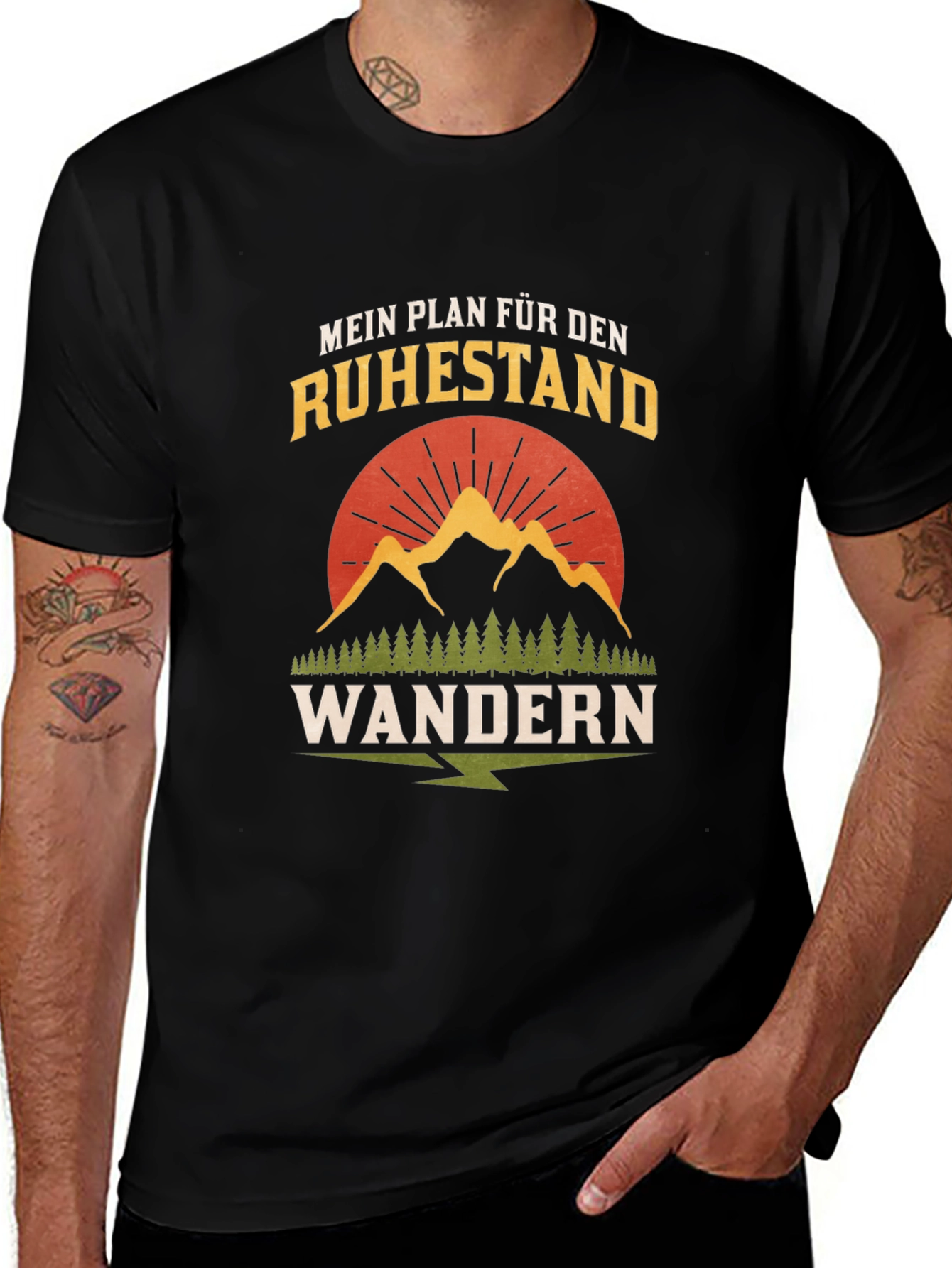 Variant 17 of Retirement Hiking Plan T-Shirt