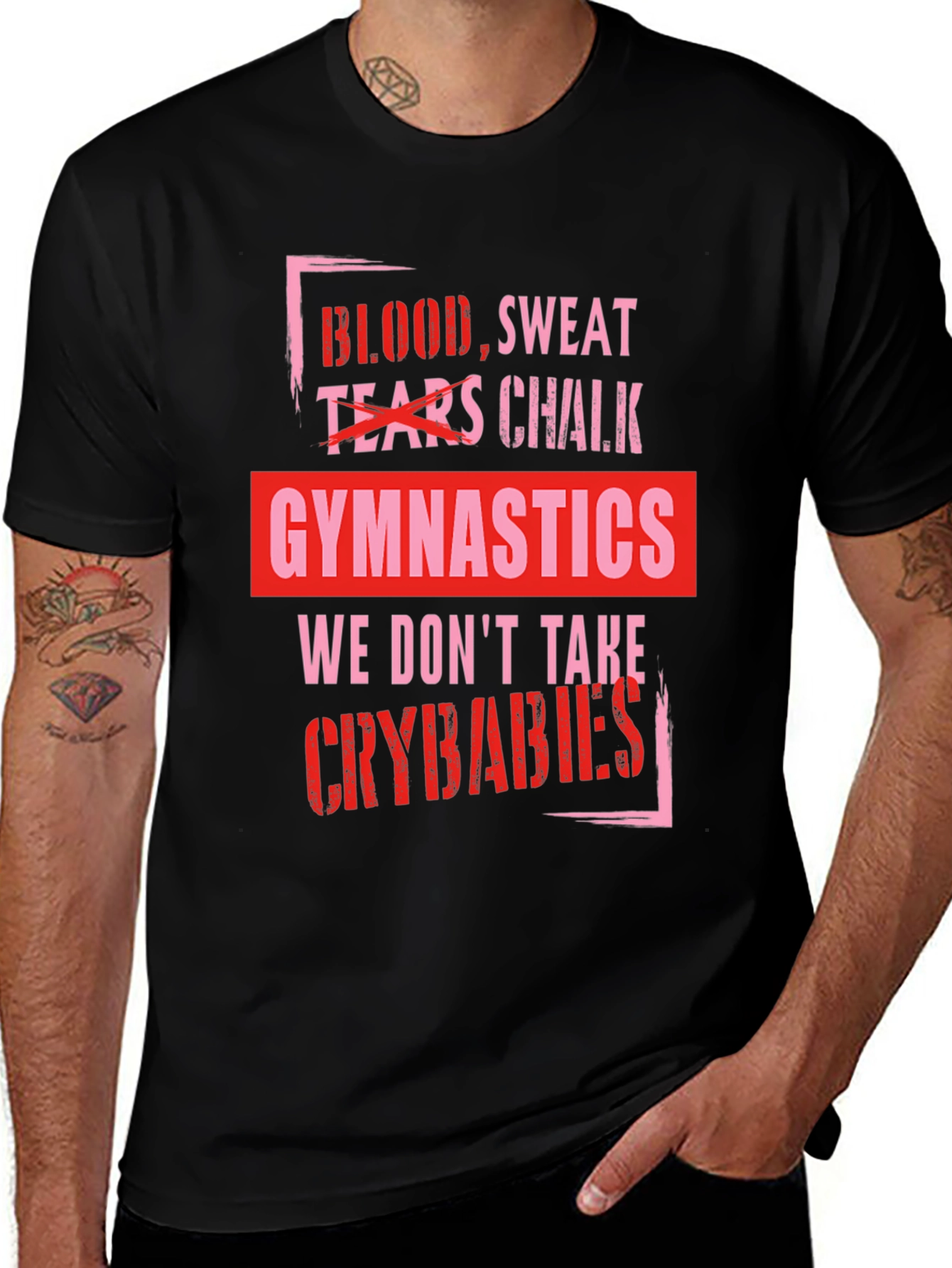Variant 23 of Gymnastics Blood Sweat Tears T-Shirt