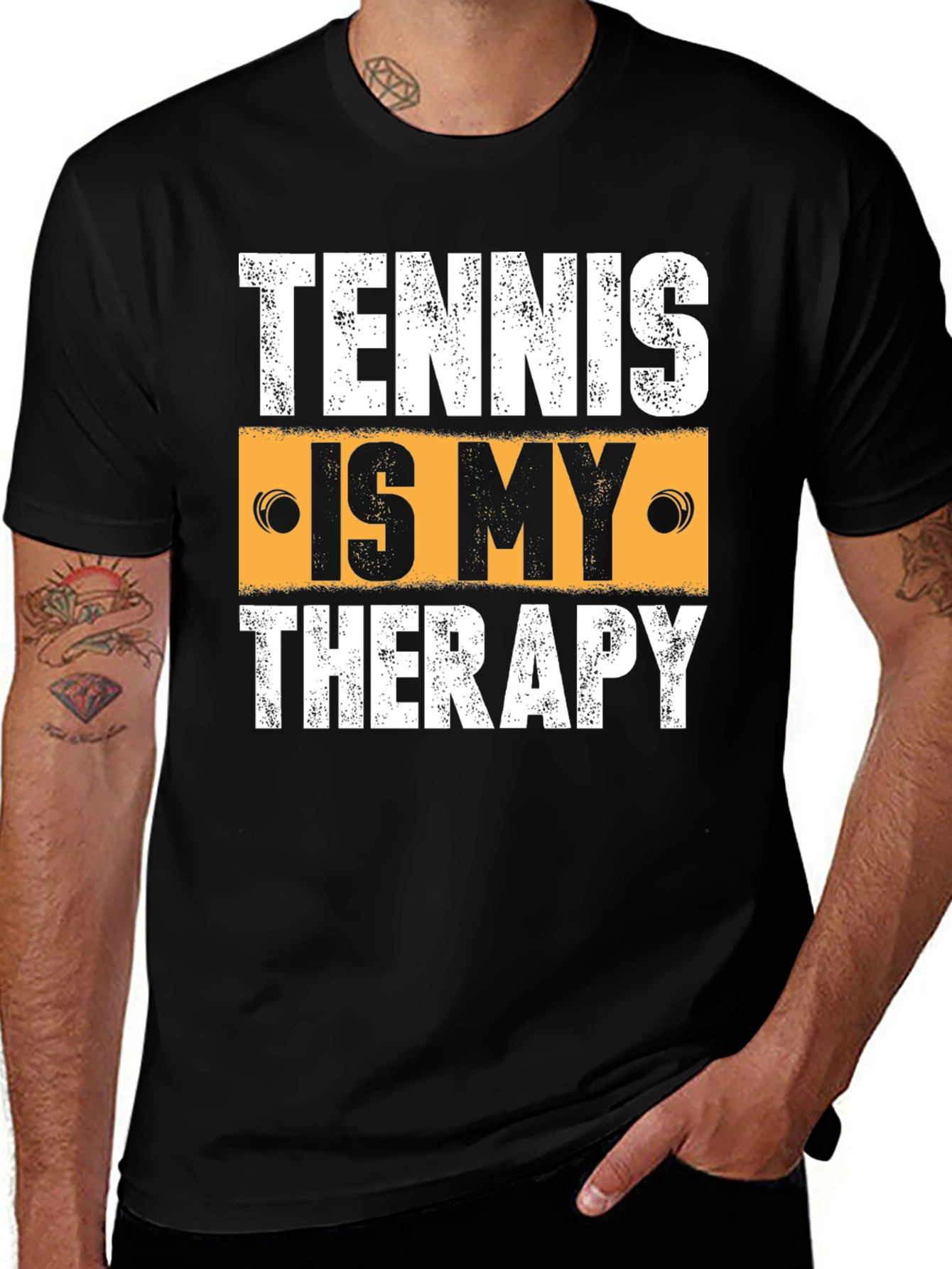 Variant 23 of Tennis Is My Therapy Graphic Tee