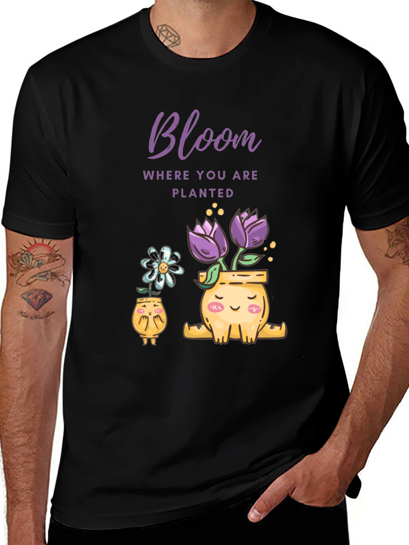Variant 29 of Bloom Where You Are Planted Graphic Tee