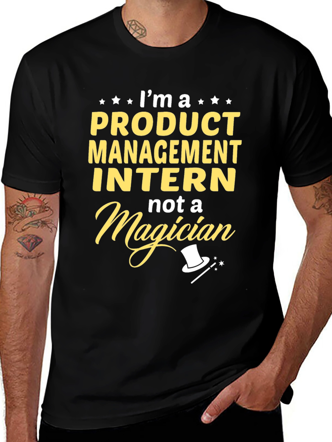 Product Management Intern T-Shirt - Magician Humor