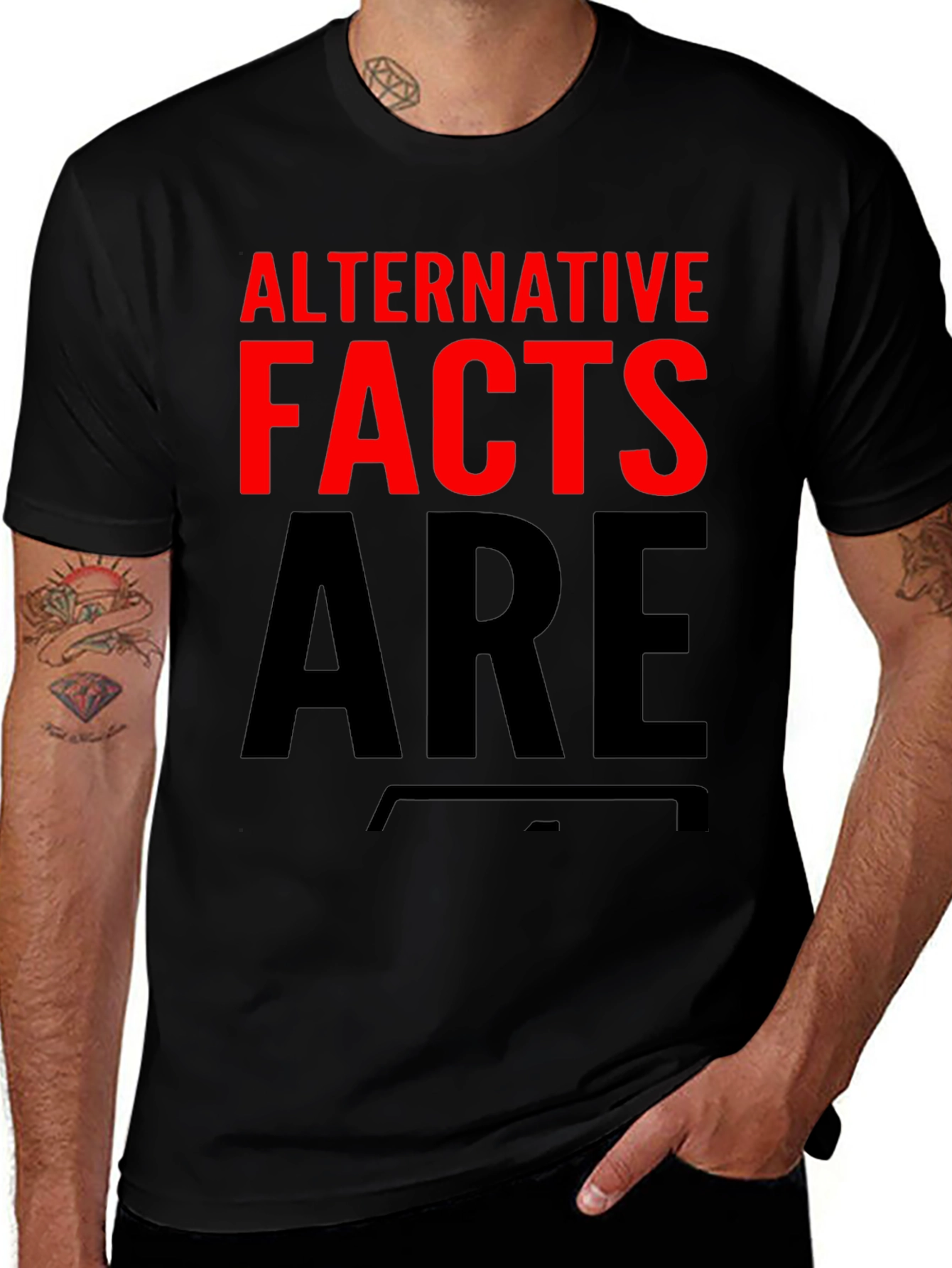 Variant 8 of Alternative Facts Graphic Tee Shirt