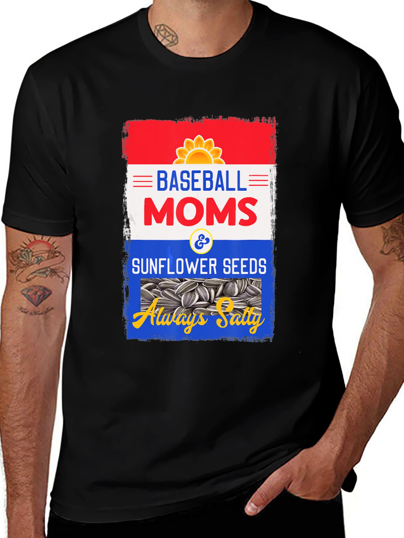 Baseball Moms Sunflower Seeds T-Shirt