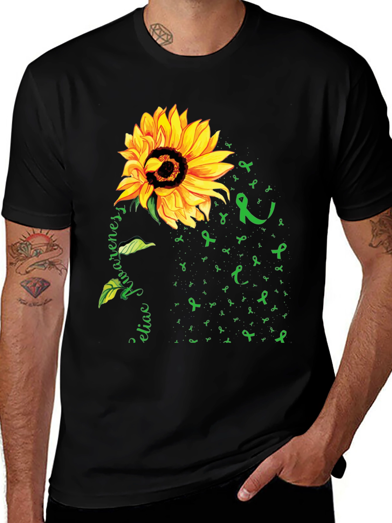 Celiac Awareness Sunflower T-Shirt