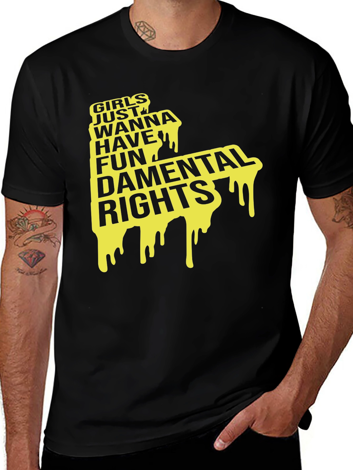 Variant 21 of Girls Just Wanna Have Fun-damental Rights T-Shirt