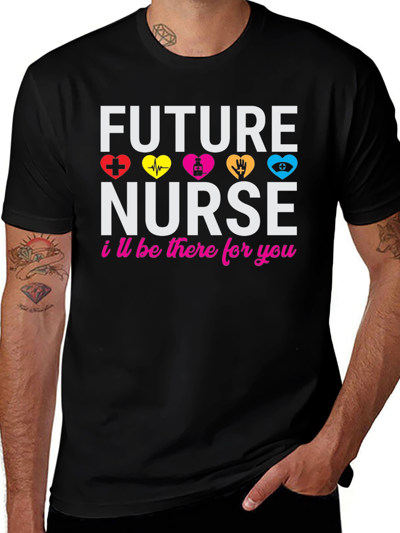 Variant 9 of Future Nurse T-Shirt: Healthcare Hero Apparel
