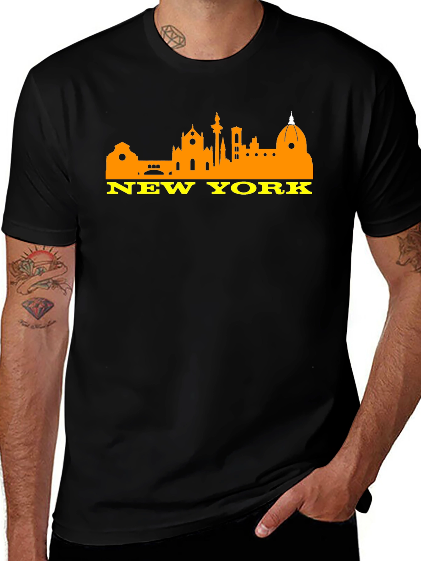 Variant 17 of New York Skyline Graphic Tee