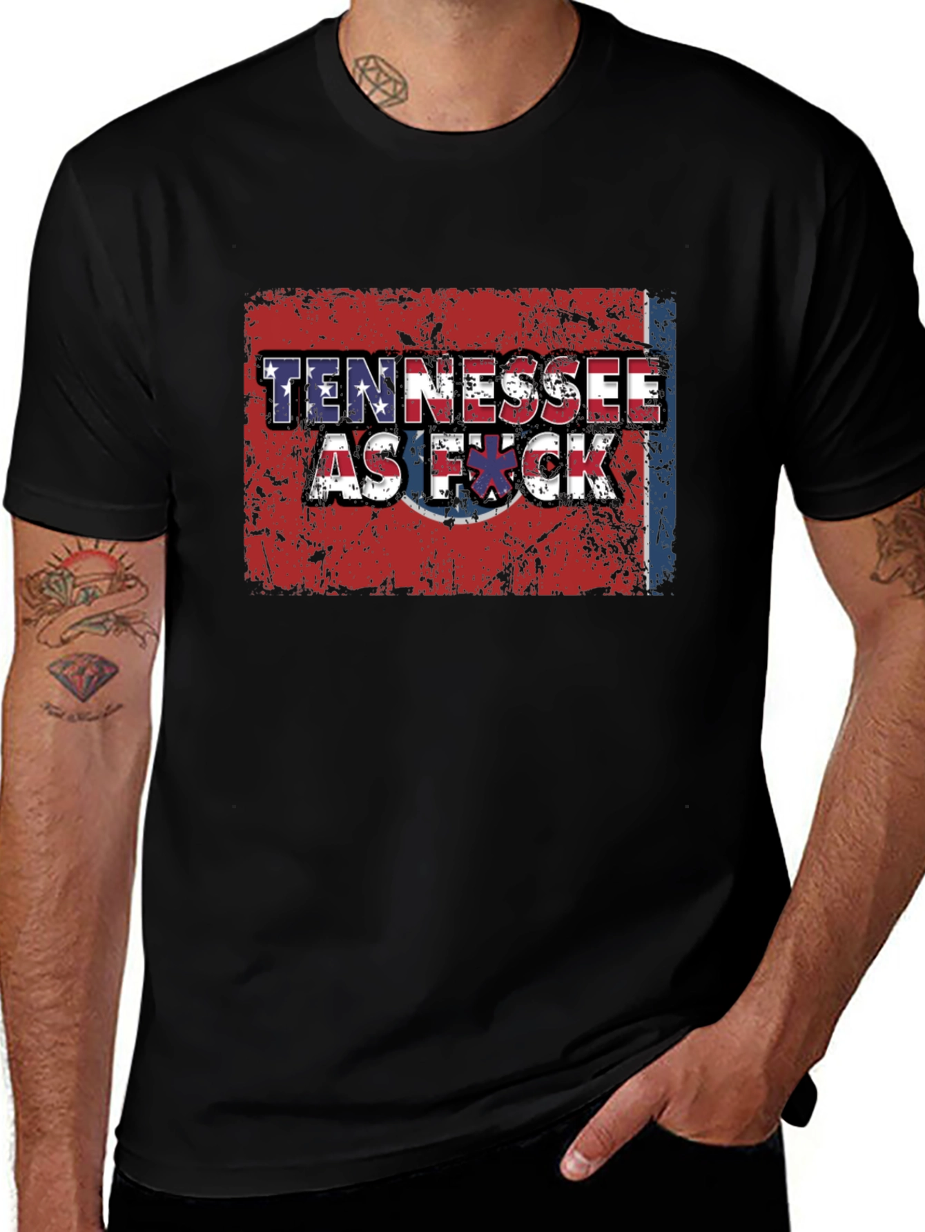 Tennessee Pride T-Shirt - Rebel Flag Design
