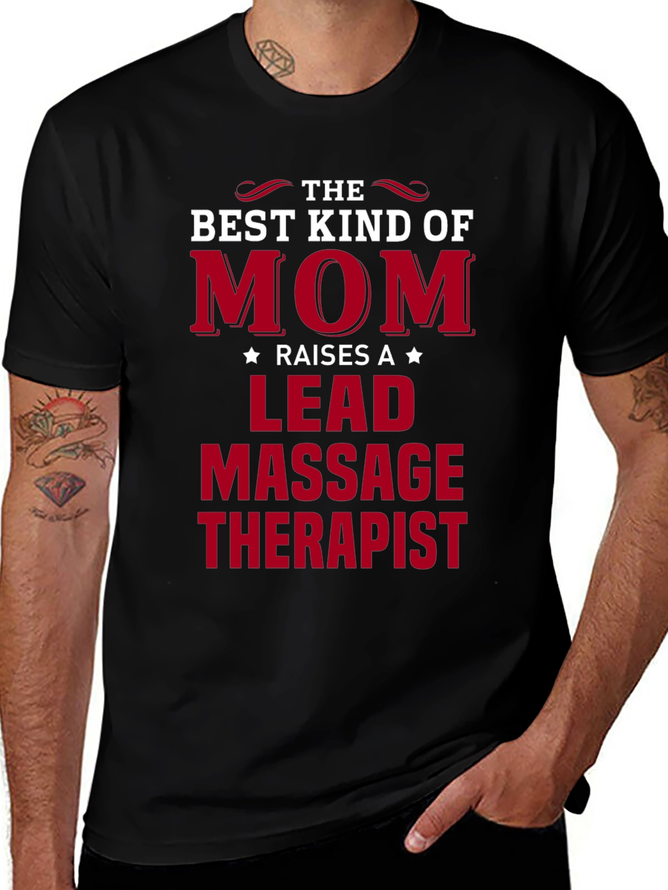 Variant 5 of Best Kind of Mom T-Shirt - Massage Therapist Lead