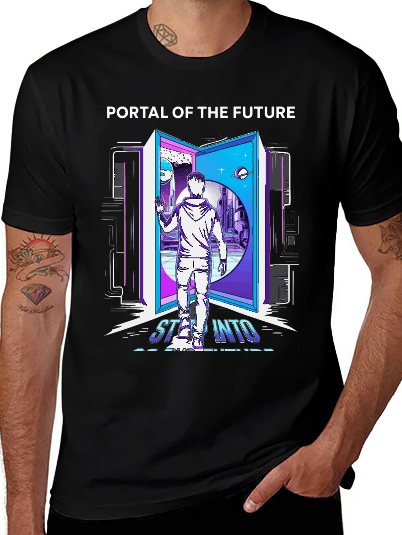 Variant 27 of Portal of the Future Graphic T-Shirt