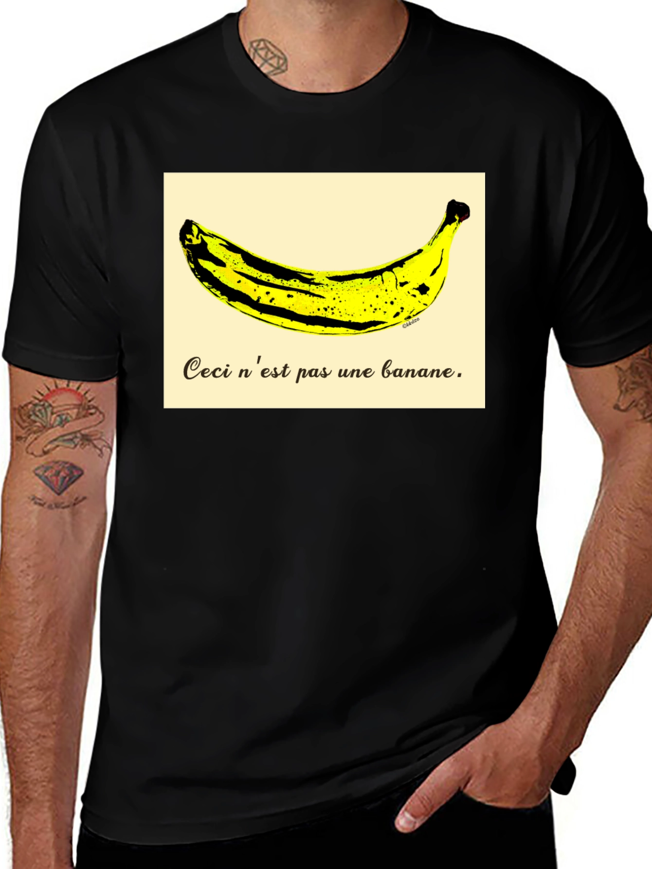 Variant 6 of Ceci N'est Pas Une Banane T-Shirt