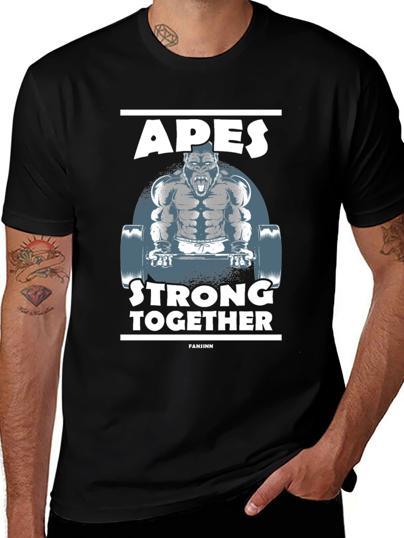 Variant 12 of Apes Strong Together Graphic Tee