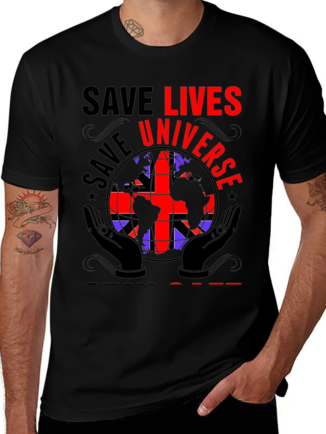 Variant 12 of Save Lives Universe Graphic T-Shirt