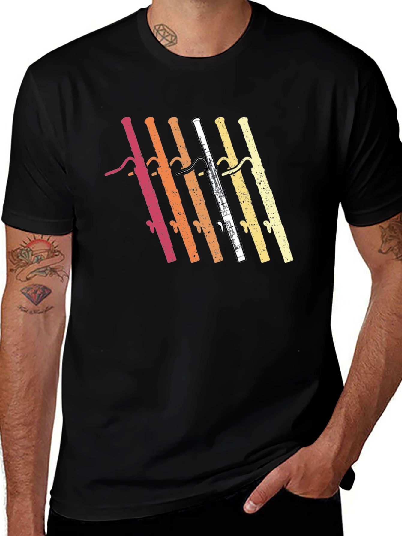 Retro Bassoon Music T-Shirt