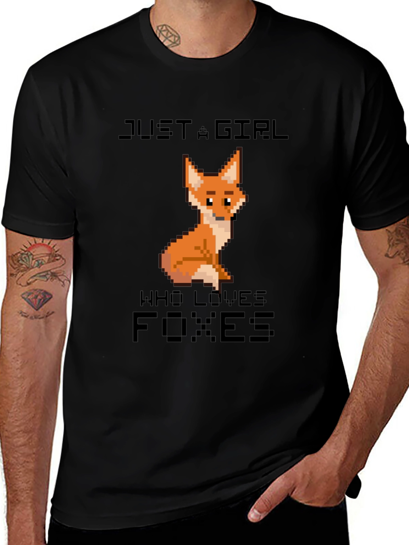 Variant 9 of Just A Girl Who Loves Foxes T-Shirt