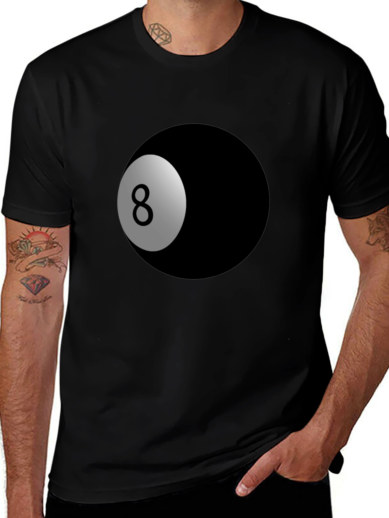 8 Ball Graphic T-Shirt - Classic Cool