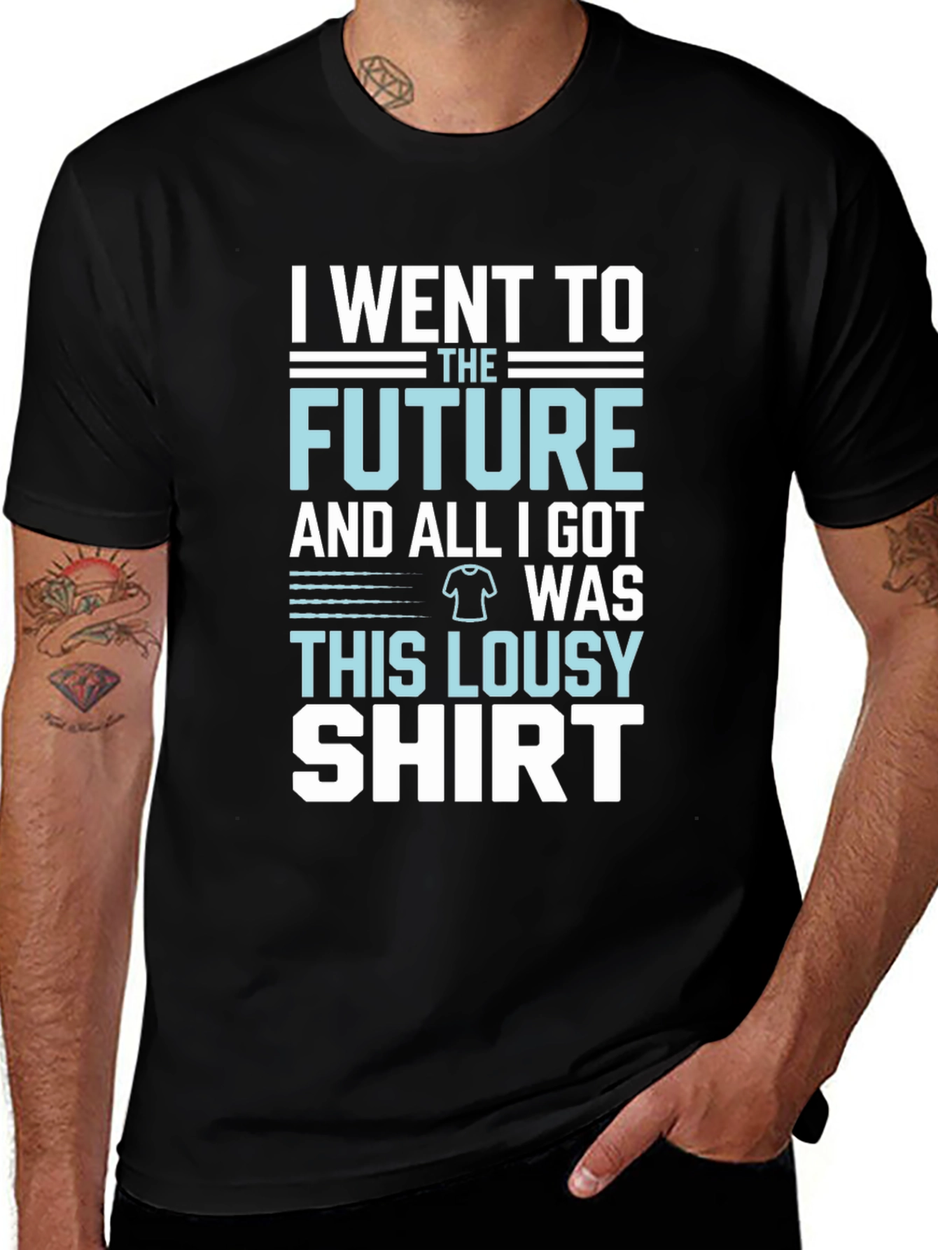 Variant 24 of I Went to the Future T-Shirt - Funny Graphic Tee