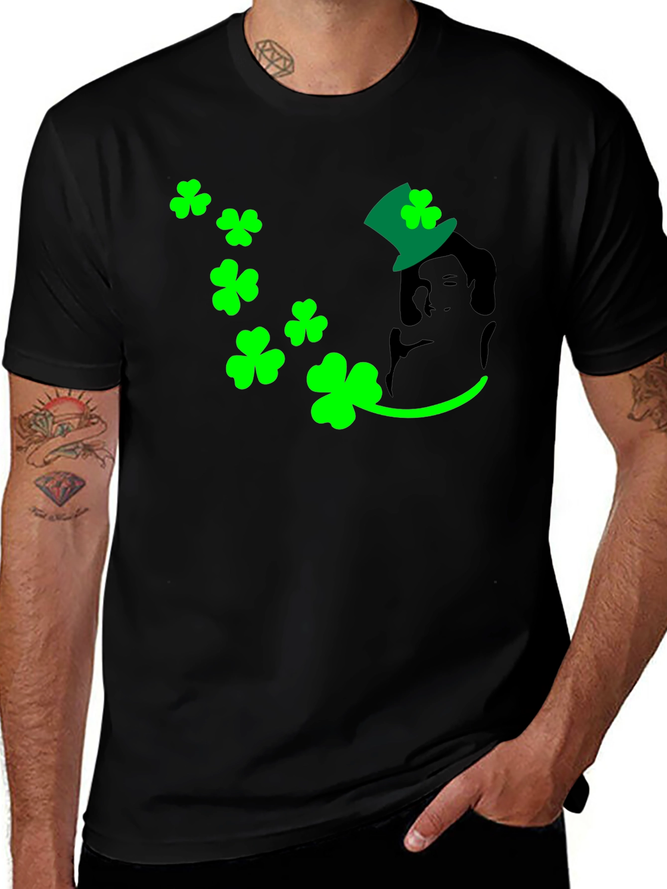 Variant 28 of St. Patrick's Day Graphic Print T-Shirt