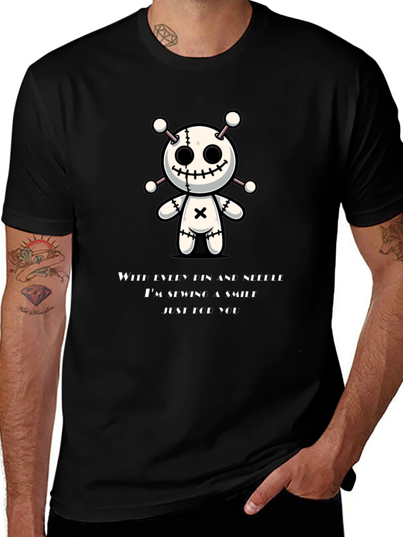 Variant 2 of Voodoo Doll T-Shirt: Spooky Fun Tee