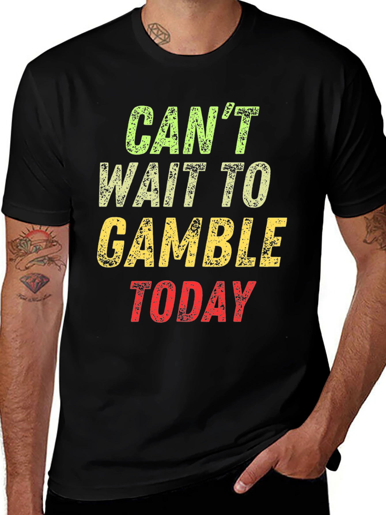 Can't Wait to Gamble Today Graphic T-Shirt
