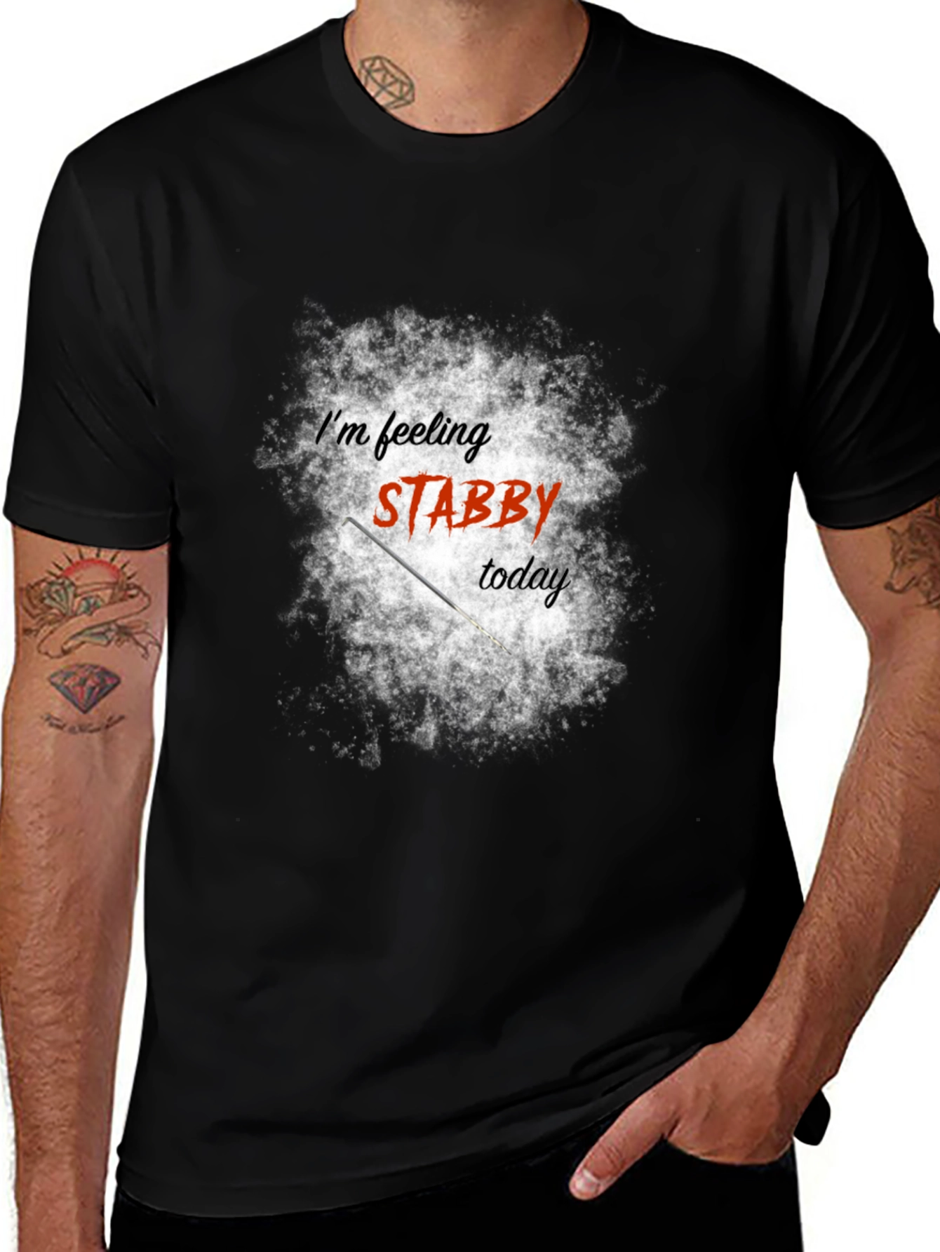 Variant 17 of I'm Feeling Stabby Today - Graphic T-Shirt